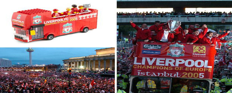Liverpool FC's Istanbul homecoming in LEGO