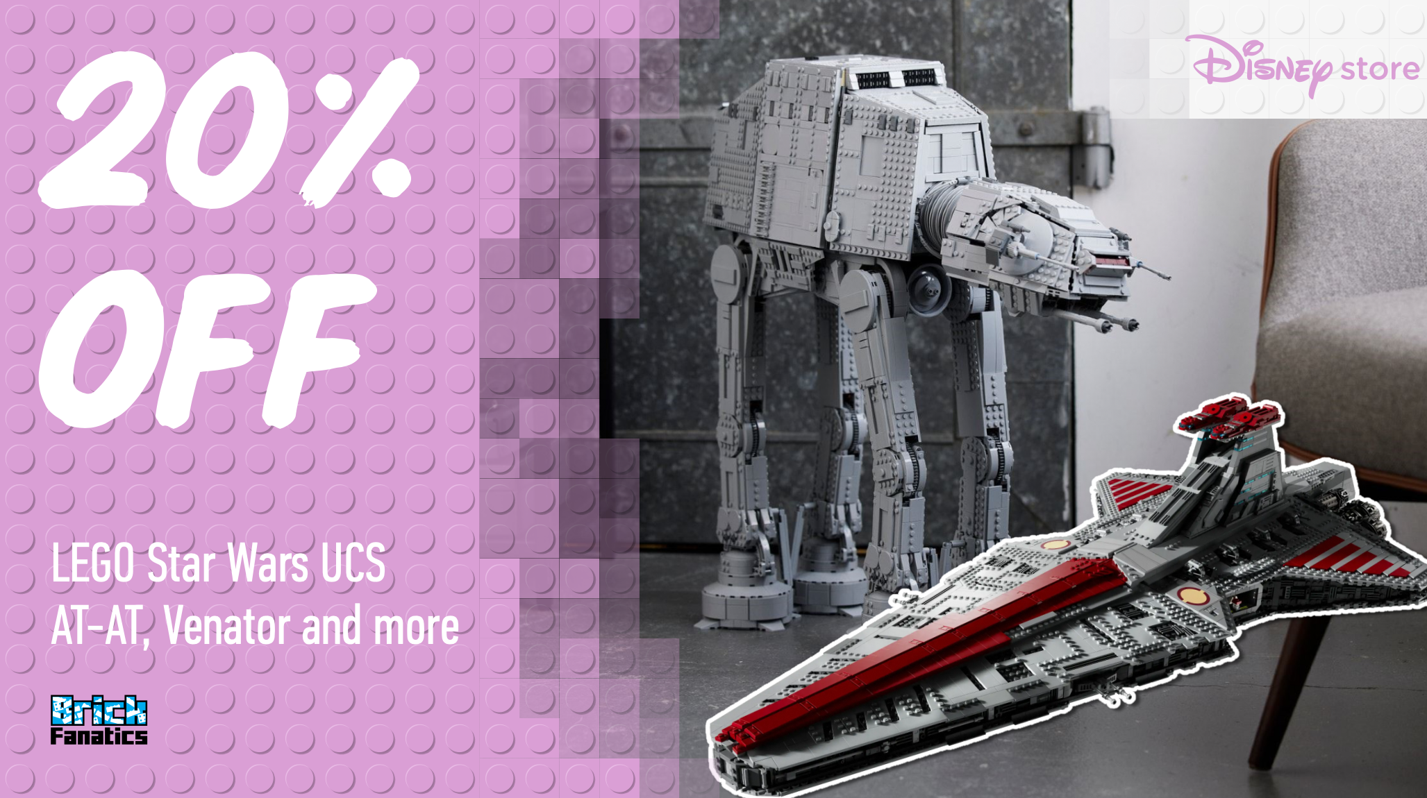 Huge LEGO Star Wars sale at Disney Store, including UCS AT-AT, Venator, and more